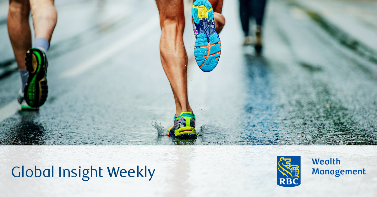 Runners in the rain