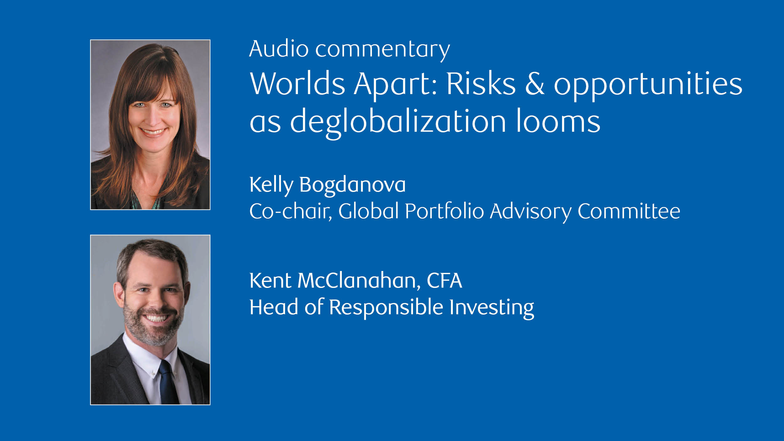 Kelly Bogdanova and Kent McClanahan