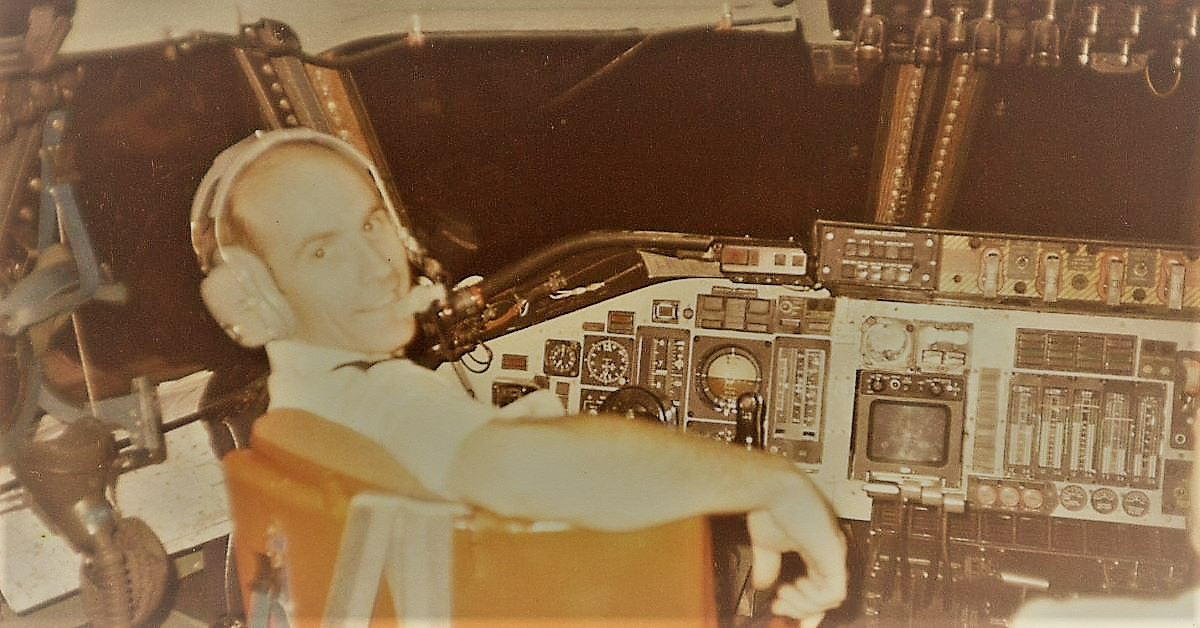 My father the pilot in his C-141 circa 1980.
