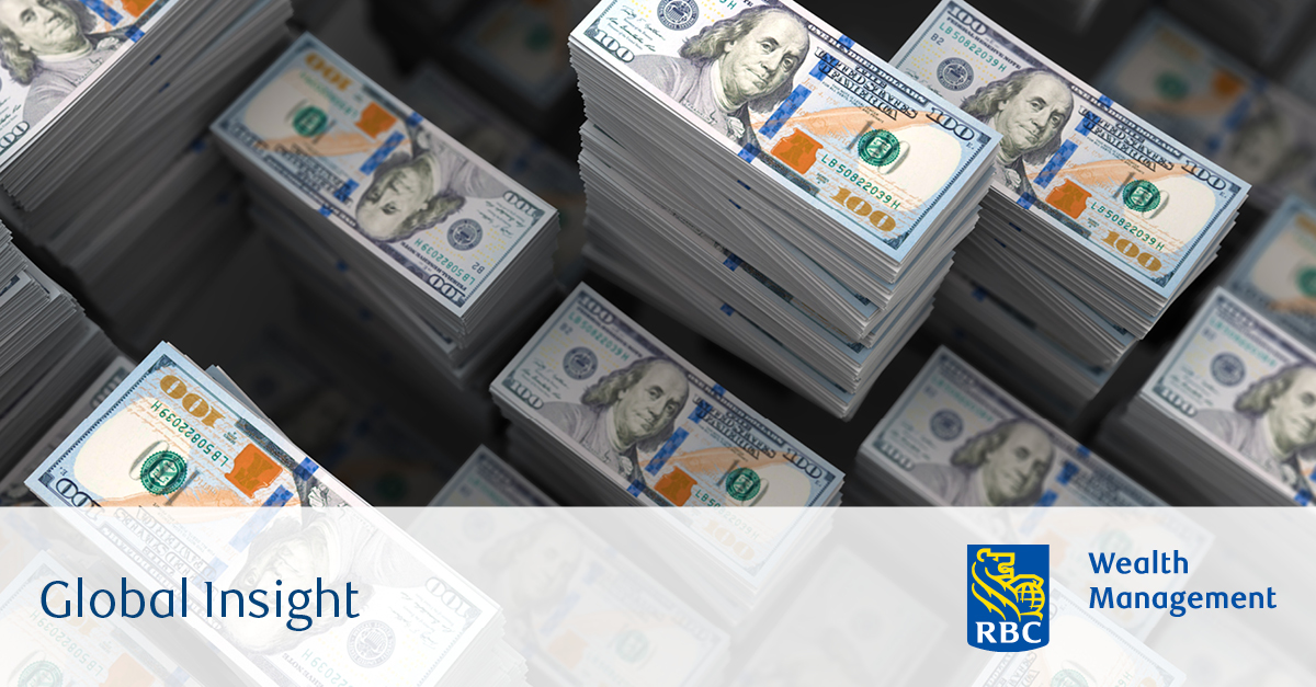 stacks of dollars - global insight cover image