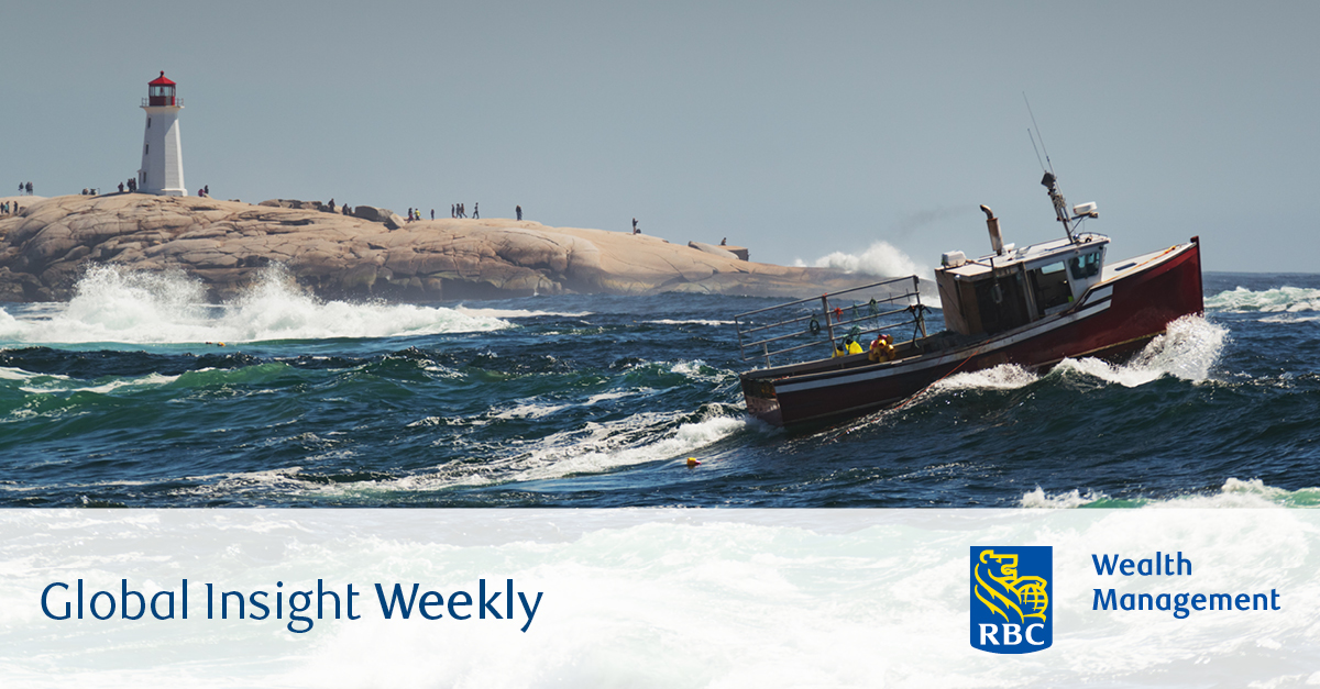 Boat in rough seas