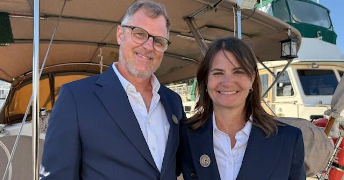 Greg and I at Opening Day for the Del Rey Yacht Club.