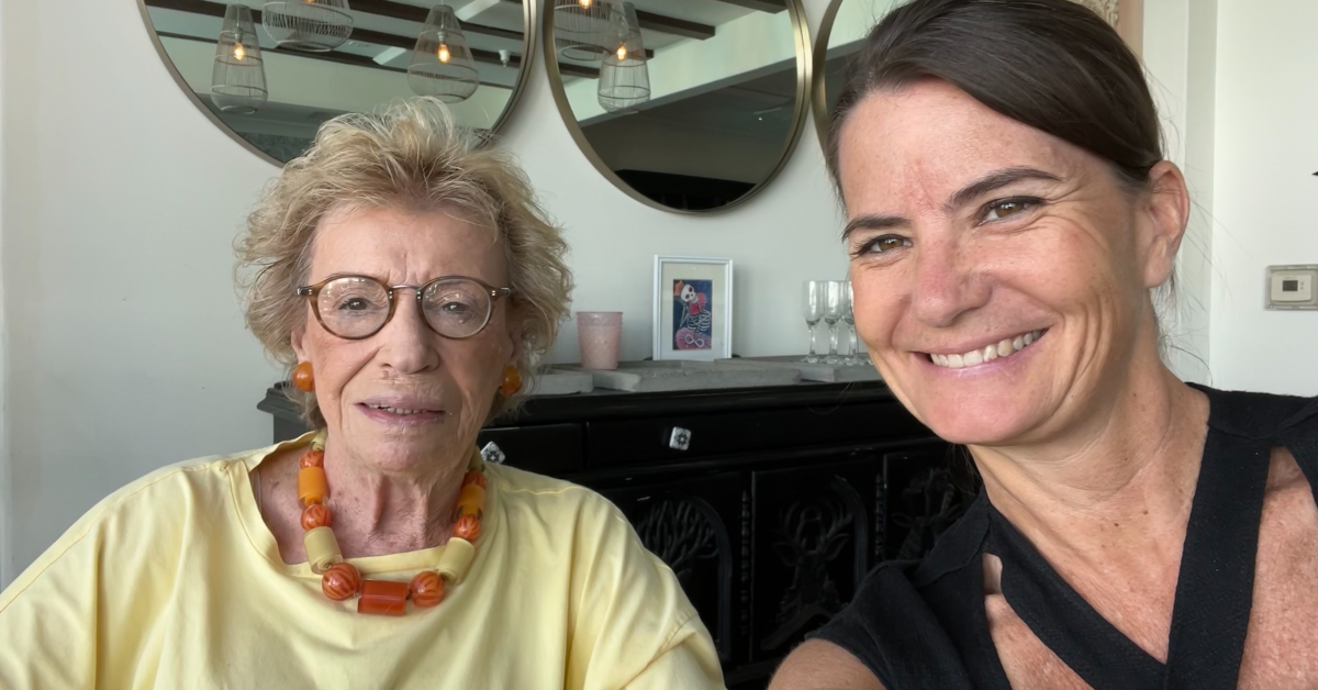 My friend Betty looking fabulous at 92
