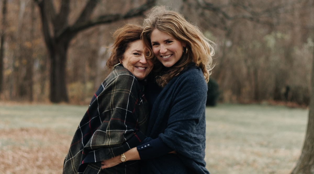 Financial Advisor Cat Weber and her mother, Amy Weber