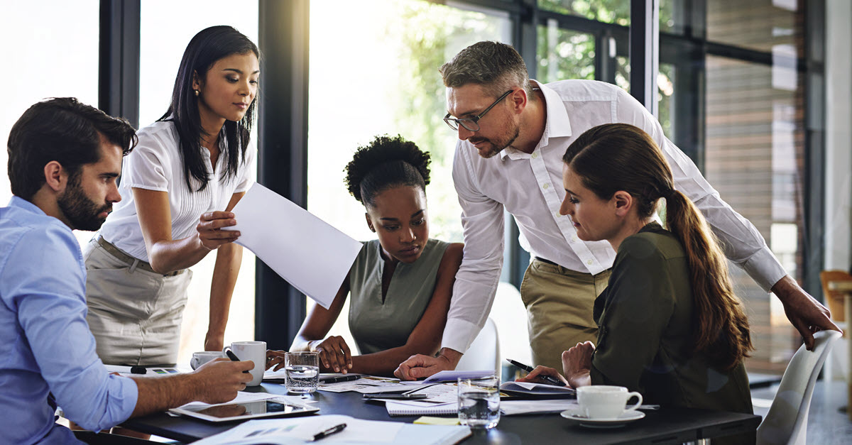 People working together