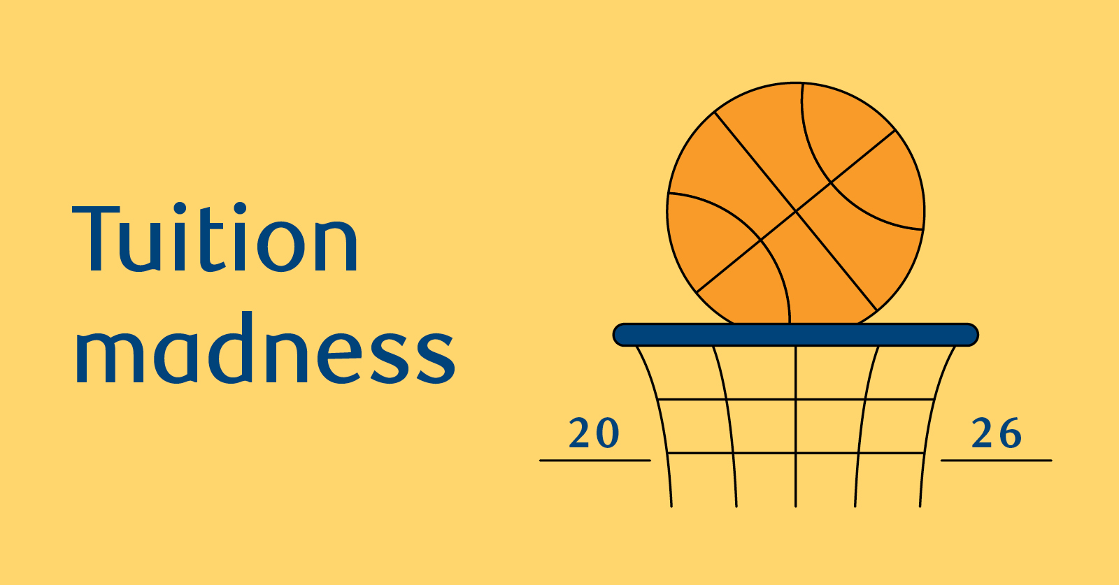 Tuition Madness 2026 graphic