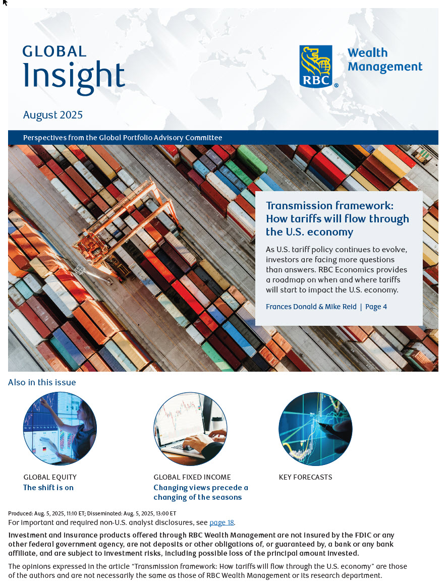 Global Insight Monthly cover - August 2025