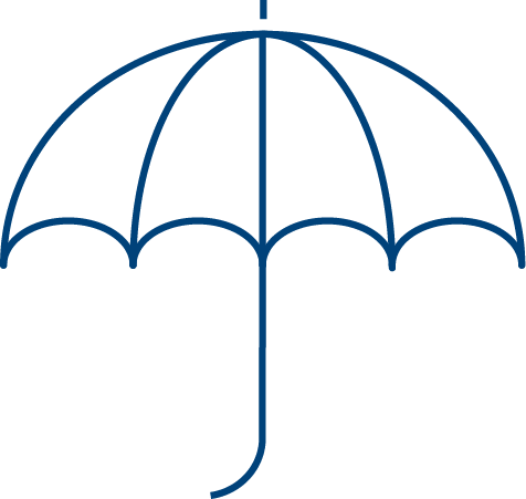 Risk planning - umbrella Icon