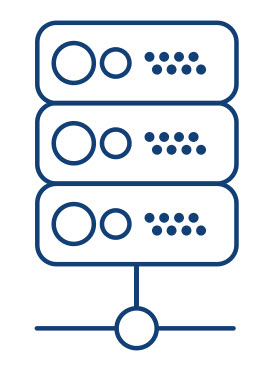 Computer stack icon