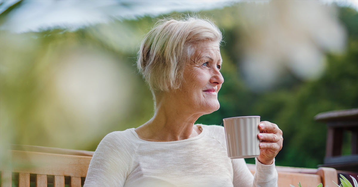 Women drinking coffee