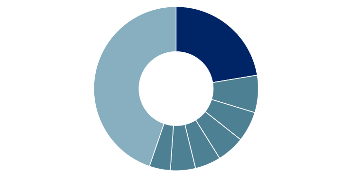 Contributions to the S&P 500’s total return in 2024