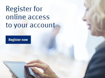 Register for online access to your account - Register Now